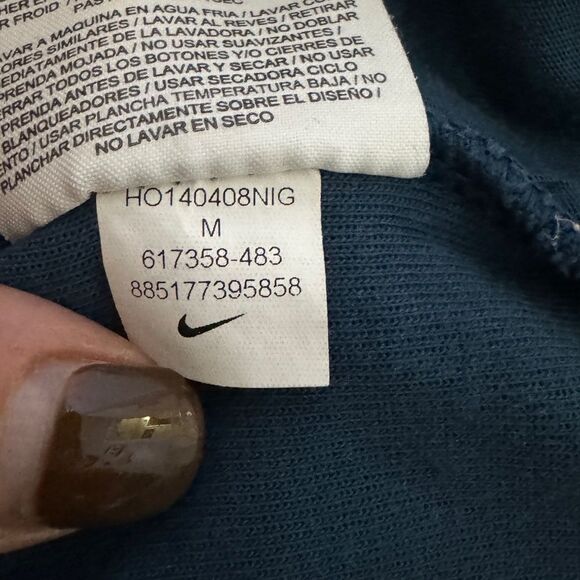 Nike Tech Butterfly Women's Hoodie Size Medium  (617358-483) Teal Blue Green - Picture 11 of 16